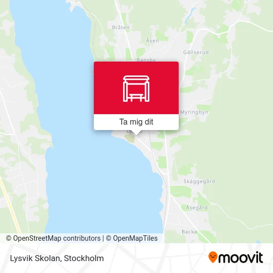 Lysvik Skolan karta