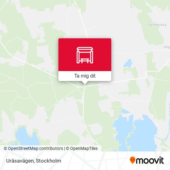Uråsavägen karta