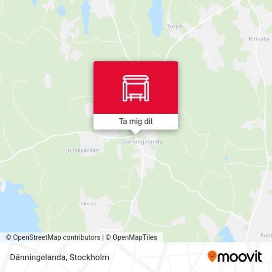 Dänningelanda karta