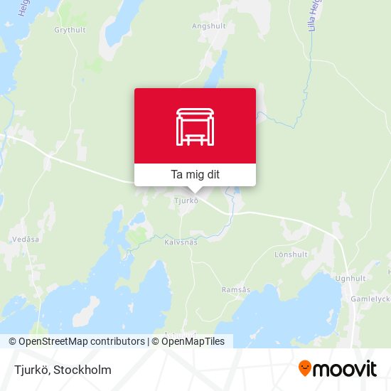 Tjurkö karta