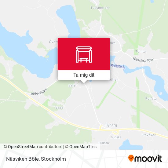Näsviken Böle karta