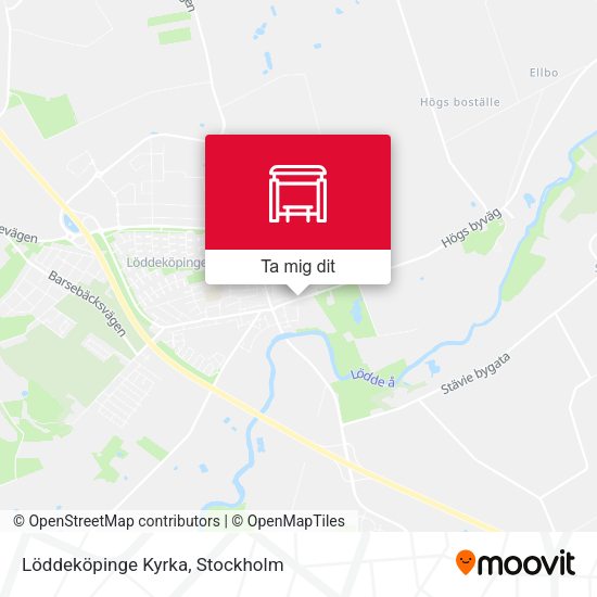 Löddeköpinge Kyrka karta