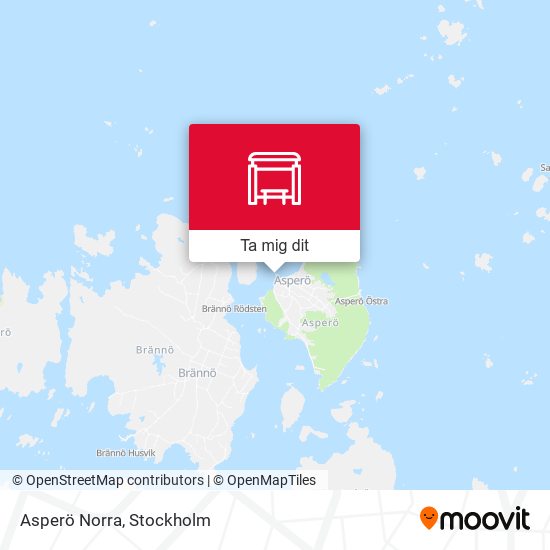Asperö Norra karta