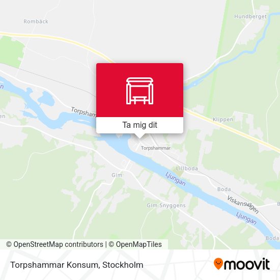 Torpshammar Konsum karta