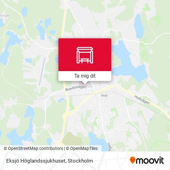 Eksjö Höglandssjukhuset karta