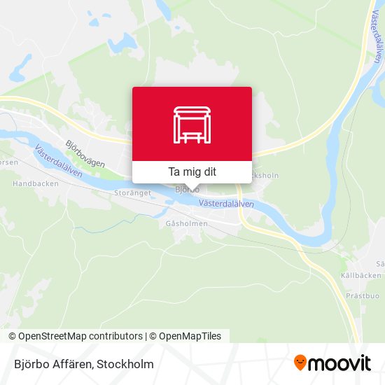 Björbo Affären karta