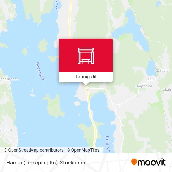 Hamra (Linköping Kn) karta