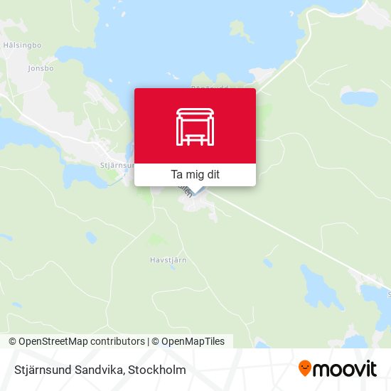 Stjärnsund Sandvika karta