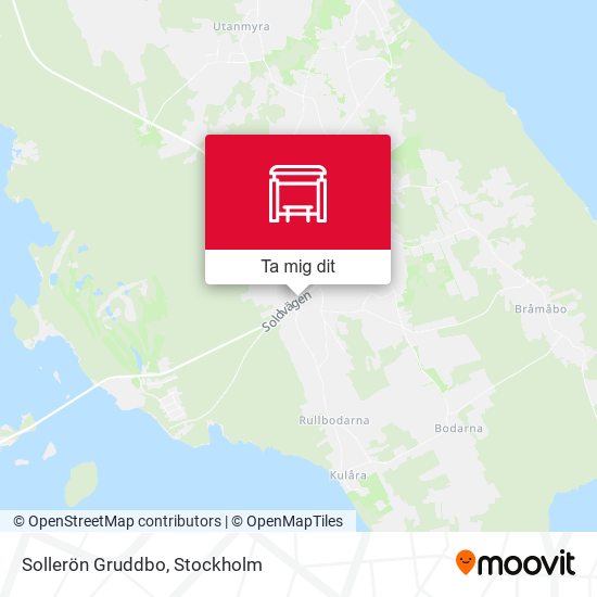 Sollerön Gruddbo karta