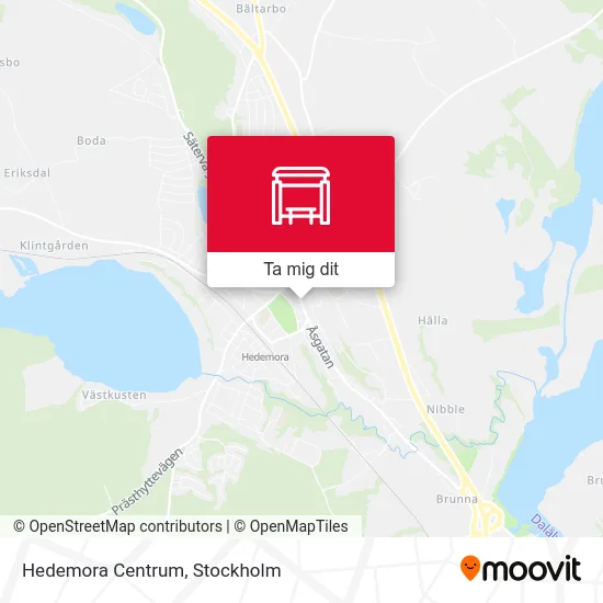 Hedemora Centrum karta