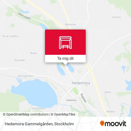 Hedemora Gammelgården karta