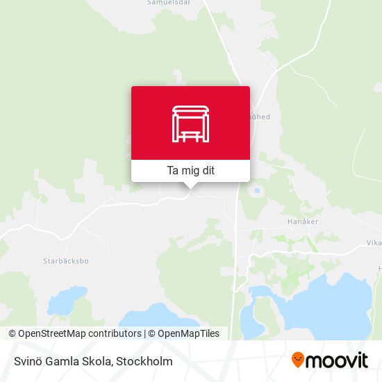Svinö Gamla Skola karta