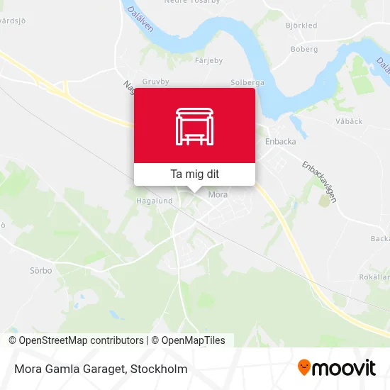 Mora Gamla Garaget karta