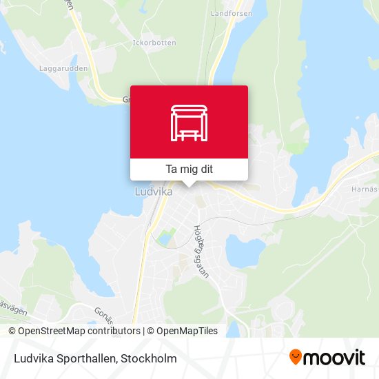 Ludvika Sporthallen karta