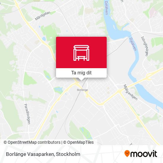 Borlänge Vasaparken karta