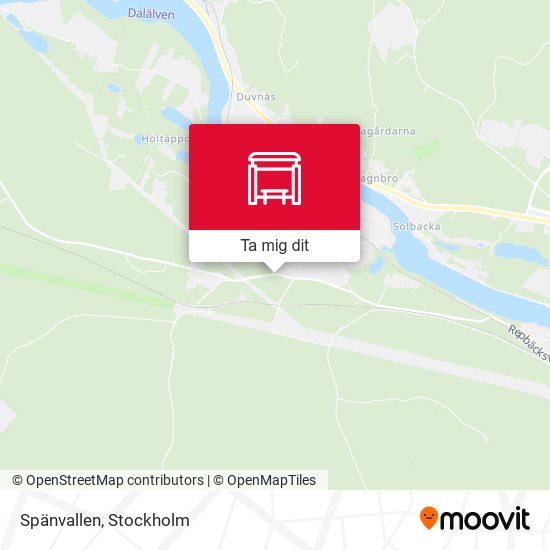 Spänvallen karta