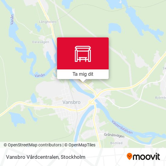 Vansbro Vårdcentralen karta