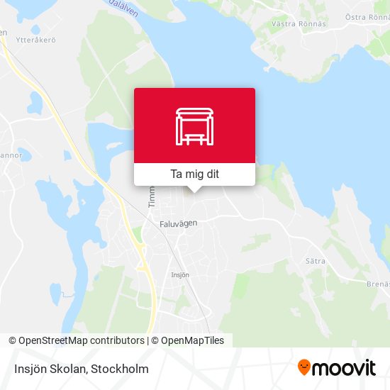 Insjön Skolan karta