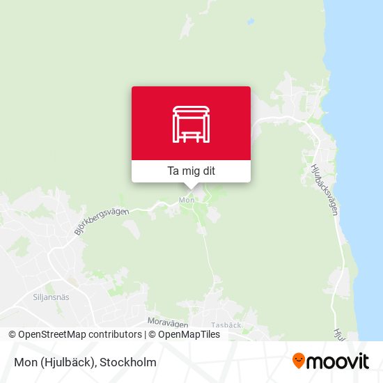 Mon (Hjulbäck) karta