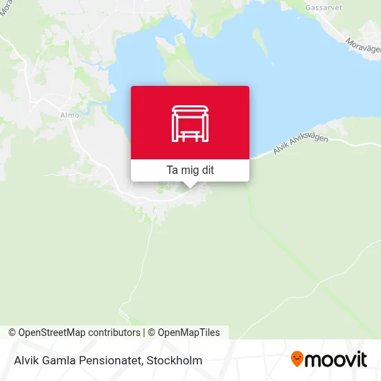 Alvik Gamla Pensionatet karta