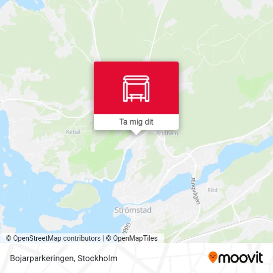 Bojarparkeringen karta