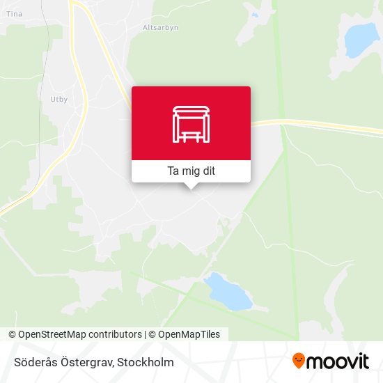 Söderås Östergrav karta