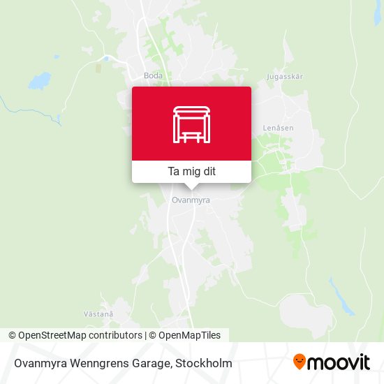 Ovanmyra Wenngrens Garage karta