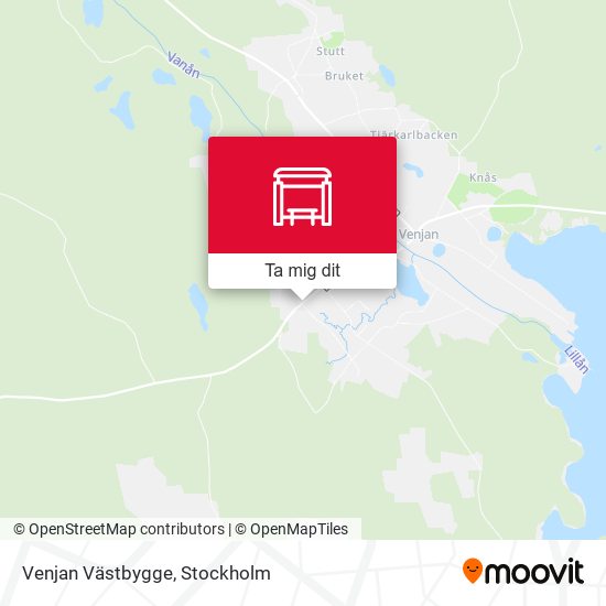 Venjan Västbygge karta
