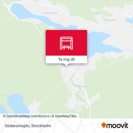 Söderomsjön karta