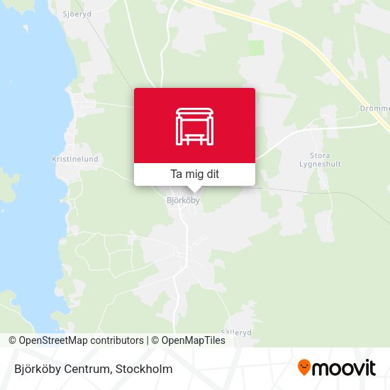 Björköby Centrum karta
