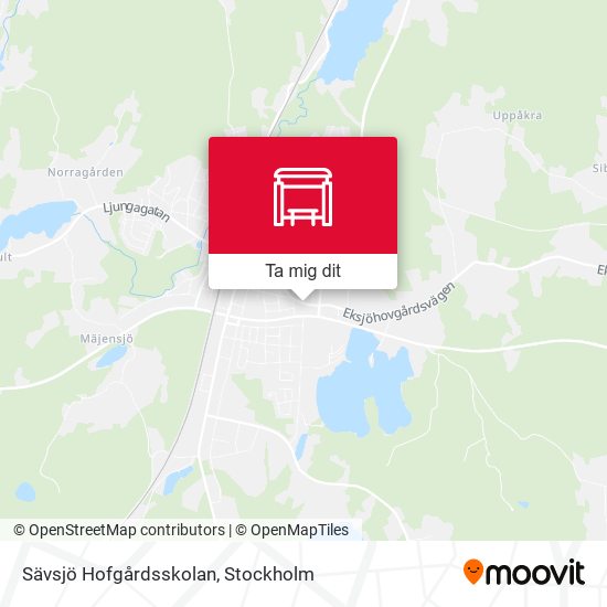 Sävsjö Hofgårdsskolan karta