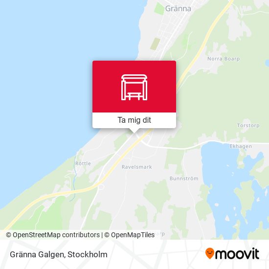 Gränna Galgen karta