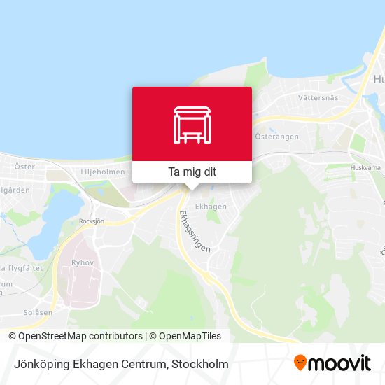 Jönköping Ekhagen Centrum karta