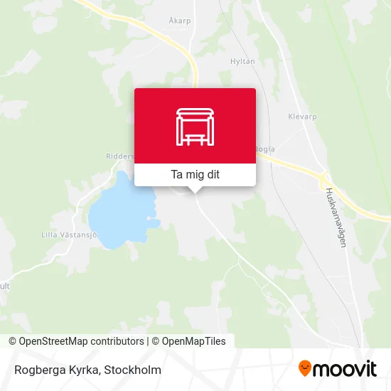 Rogberga Kyrka karta