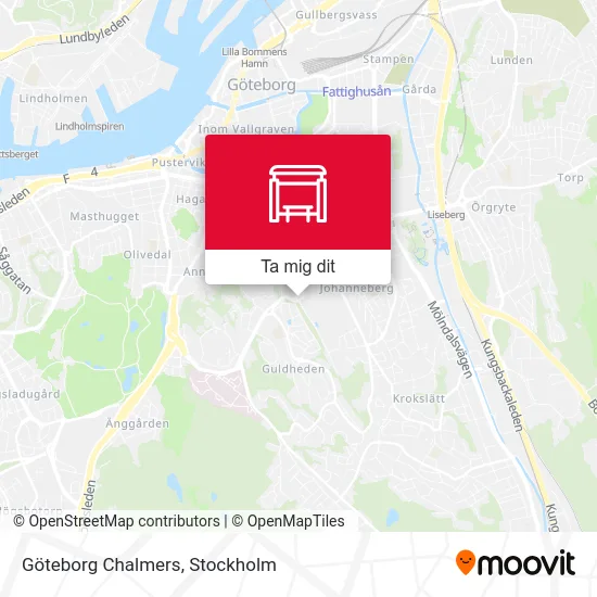 Göteborg Chalmers karta