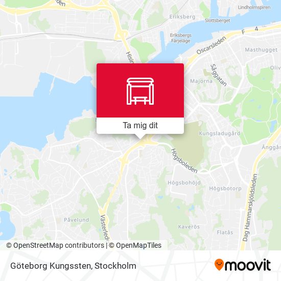 Göteborg Kungssten karta