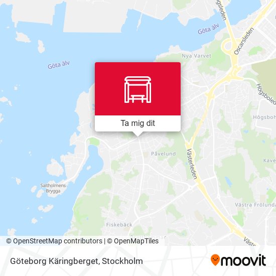 Göteborg Käringberget karta