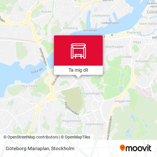 Göteborg Mariaplan karta