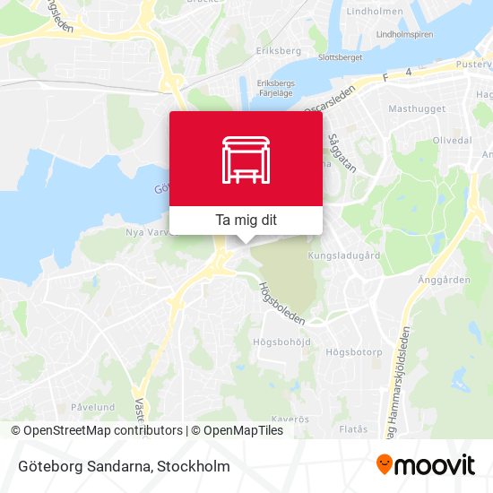 Göteborg Sandarna karta