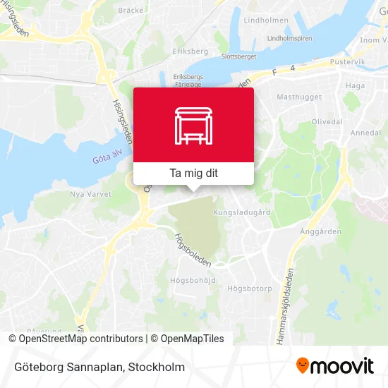 Göteborg Sannaplan karta