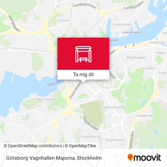 Göteborg Vagnhallen Majorna karta