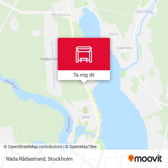 Råda Rådastrand karta