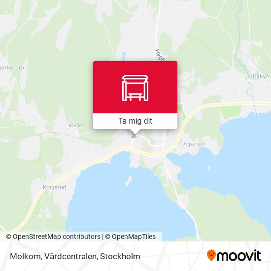 Molkom, Vårdcentralen karta