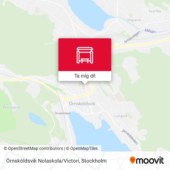 Örnsköldsvik Nolaskola/Victori karta
