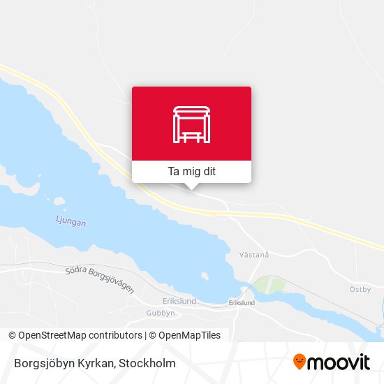 Borgsjöbyn Kyrkan karta