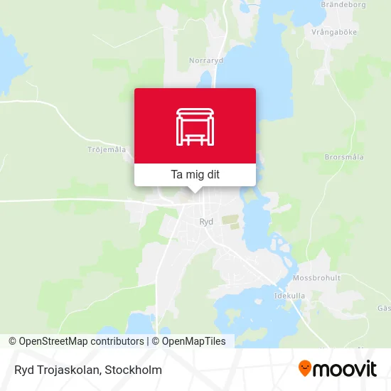 Ryd Trojaskolan karta