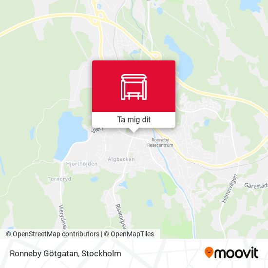 Ronneby Götgatan karta