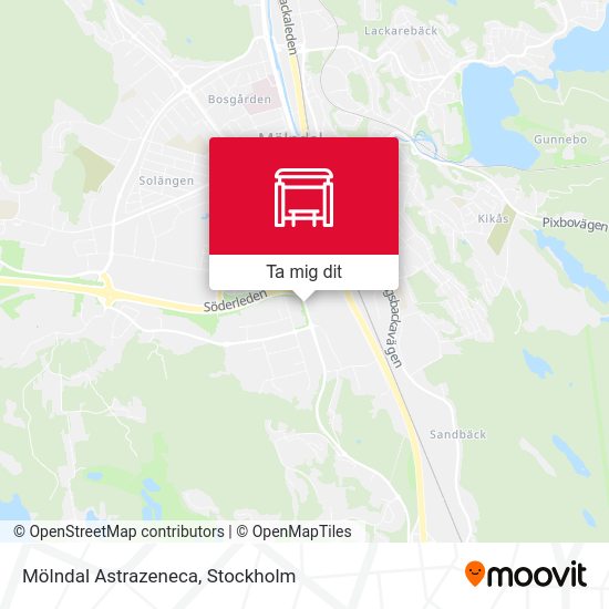 Mölndal Astrazeneca karta