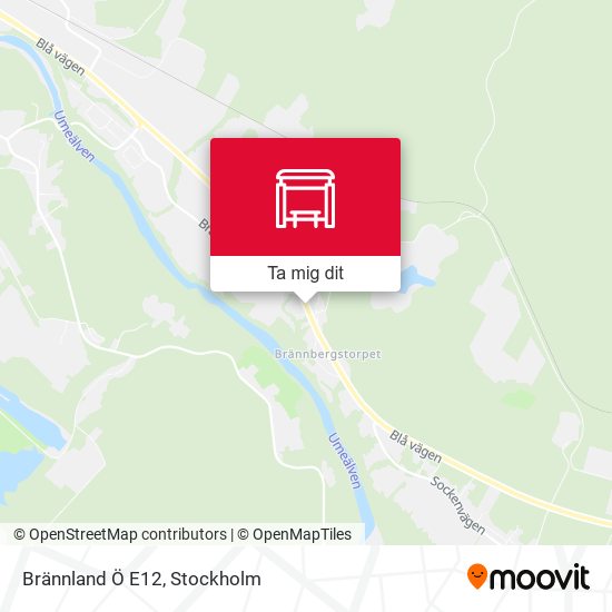 Brännland Ö E12 karta