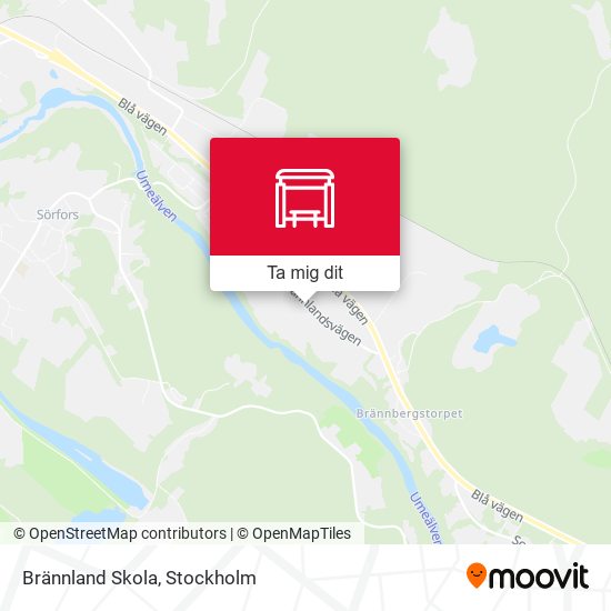 Brännland Skola karta